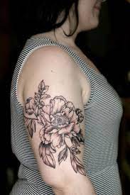 Wonderland Tattoos Alicecarrier I Love Tattooing Peonies And I Black And White Flower Tattoo Flower Tattoo Flower Tattoo Designs