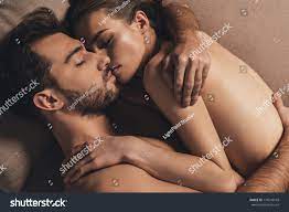 Sensual Naked Young Couple Hugging Sleeping Stock Photo 778549543 |  Shutterstock
