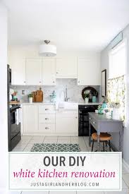 our diy white kitchen renovation: the