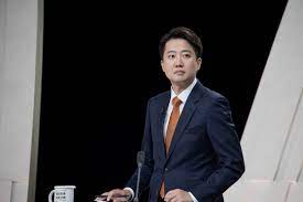 The image shows a political cartoon of Lee Jun-seok.