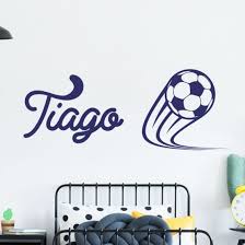 Sticker Ballon De Foot Personnalise Decoration Chambre De Garcon Gali Art Com