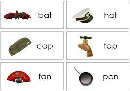 Rhyming Words Pictures Level 1 Rhyming Words Rhyming Words Kindergarten Phonics Words