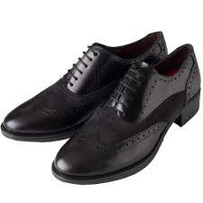 Suede shoes aren't just for elvis anymore! Black Leather And Suede Patterned Brogue Shoes Ladies Country Clothing Cordings