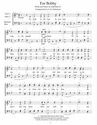 For Baby For Bobbie Music Sheet Download Topmusicsheet Com