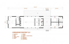 Longhouse Dogtrot Floor Plan 3 Bedroom Architect Designed Plan Set House Plans House Floor Plans Floor Plans
