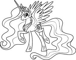 Winnie the pooh coloring pages 15. Mlp Princess Celestia Coloring Pages Novocom Top