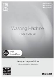 You clearly simply need to press the power button to make it turn on. Samsung Wa7000 4 5 Cu Ft Top Load Washer With Vrt Wa45h7000aw A2 User Manual Ver 11