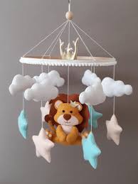 Lion Baby Mobile Lion Nursery Lion King Mobile Jungle Etsy Baby Boy Mobile Baby Mobile Girl Modern Baby Mobile