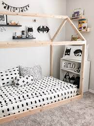 Either way, the loft bed area does the trick of giving this person the room to have fun and be. Diy Montessori Floor House Bed Rain And Pine