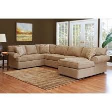 Jillian Fabric Sectional At Costco Nice Neutral Color And Add Pops Of Color With Pillows Fabric Sectional Sectional Home Living Room
