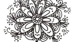 To draw a flower, start by drawing a small circle in the center of a piece of paper. How To Draw Cool Designs Draw Flower Designs Mat Youtube