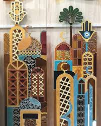 رسم على الزجاج painting on glass african art folklore art islamic art