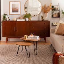 70 Mid Century Modern Console In 2020 Mcm Living Room Modern Minimalist Living Room Mismatched Living Room Furniture