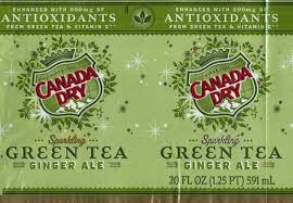 canada dry sparkling green tea ginger
