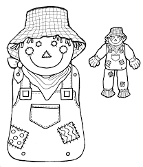 Fall coloring page scarecrow primarygames play free line games. One Last Fall Toddler Activity Caution Boys At Play