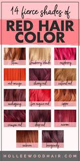 14 Different Shades Of Red Hair Color The Difference Between Them All In 2020 Shades Of Red Hair Red Hair Color Dyed Red Hair
