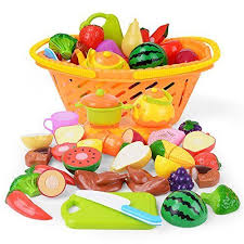 Nextx Jeu D Imitation 20 Pieces Set Jeu De Cuisine Legumes Fruits Jouet Educatif Pour Bebe Et Enfants Bon Cooking Toys Play Kitchen Food Pretend Play Food