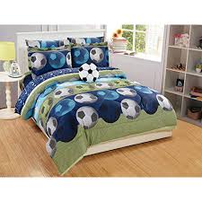Check spelling or type a new query. Elegant Home Blue Green Soccer Design 8 Piece Comforter Bedding Set For Boys Kids Bed In A Bag With Sheet Set Decorative Toy Pillow Soccer Full Size Walmart Canada