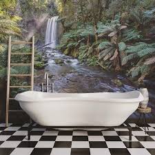 Are you all about the vintage appeal? 11 Wall Mural Ideas To Upgrade Your Bathroom Decor Eazywallz
