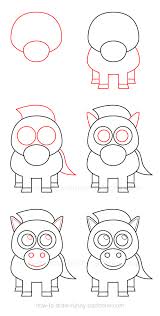 Finish the face and ear. How To Draw A Pony
