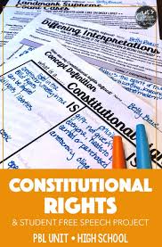 Supreme Court Judicial Branch Constitutional Rights Unit Pbl Civics Classroom Teaching Government American Government High School