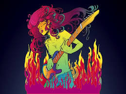 Psychedelic sight celebrates the underground music of the 1960s. Psychedelic Music Psychedelic Music Trippy Music Musical Art