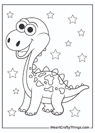 We provide coloring pages, coloring books, coloring games, paintings, and coloring page instructions here. Cute Dinosaurs Coloring Pages Updated 2021