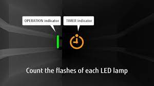 Green light timer = blinking. How To Count The Led Lamp Flashing Wall Mounted Fujitsu General Youtube