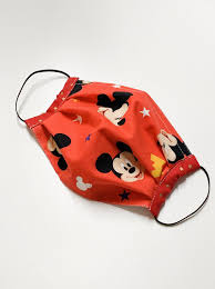 Mickey Mouse Child Face Mask With Nose Wire Etsy Face Mask Child Face Mask For Kids