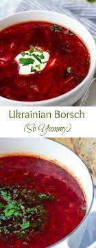 Ukrainian Borsch The Best Recipe Via Https Www Pinterest Com Lavenderandmcrn Borscht Recipe Hearty Soup Recipes Recipes