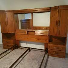 Our teams deliver the fully assembled headboard to your home, set it up in the bedroom. Best Queen Headboard Wall Unit With Built In Nightstands For Sale In Cape Coral Florida For 2021