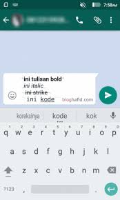 Cara membuat tulisan whatsapp jd huruf tebal, teks miring, dicoret, berwarna, terbalik.hingga ganti font yang lebih menarik. Whatsapp Membuat Huruf Tebal Miring Underline Dll Android