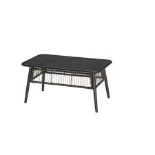 Ratings, based on 8 reviews. Hampton Bay Bayhurst Black Metal Outdoor Coffee Table A209002700 The Home Depot