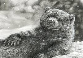 Choose your drawing, and then select the correct colors to try and match the picture perfectly. Relaxed Wolverine Drawing By Katrine Hagmann