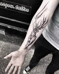 pin on black deer tattoos