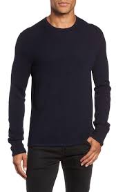 Authentic downtown sensibility in men's clothing, shoes & accessories with urban style from rag & bone. Men S Rag Bone Gregory Wool Blend Crewneck Sweater Size Small Blue The Fashionisto
