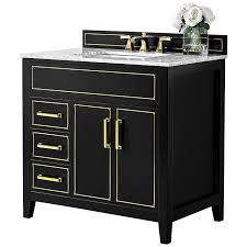 Add a coordinating aspen log mirror. Aspen 36 Wide Black Onyx 2 Door Single Sink Vanity 95x42 Lamps Plus