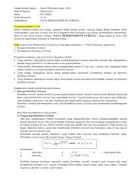 Nomor 1 sebuah toko laptop mencatat hasil penjualan laptop yang terjual setiap hari selama satu bulan terakhir / 30. Skrip 8 Minat Sma Kelas 12 Data Berdistribusi Normal
