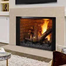 Contemporary design elements are highlighted by a long, mesmerizing ribbon flame rising through attractive modern media. Gas Fireplace Rave Heatilator Contemporary Closed Hearth Built In