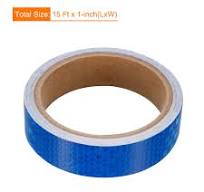 Reflective Safety Tape - 15ft X 1 Inch White PVC Adhesive Warning Tape