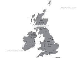 None cities towns national trust antiquity. Map Of Great Britain And Ireland Autocad File Cad Drawing In Dwg
