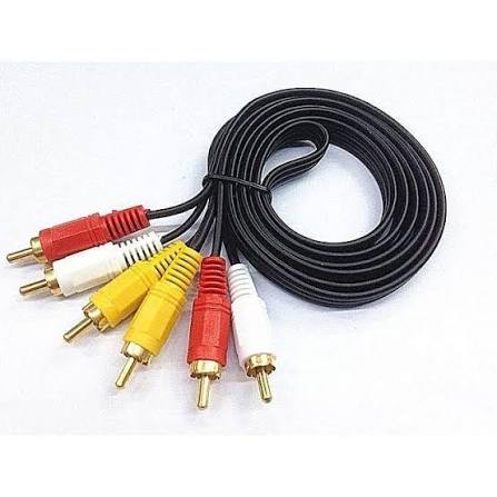 AV 3RC TO 3RC 1.5M CABEL - BLACK 