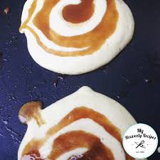 Prepare 100 ml of apple juice. Cinnamon Roll Pancakes