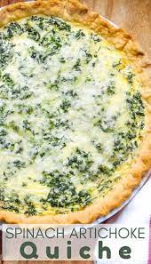Spinach Artichoke Quiche Breakfast Quiche Recipes Spinach Quiche Recipes Quiche Recipes Easy