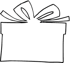 Christmas Present Outline Clipart Christmas Present Coloring Pages Gift Tag Outline Coloring Pages For Kids