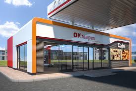 Future Design Of Filling Stations Oktant 2020 On Behance Future Design Commercial Design Exterior Public Architecture