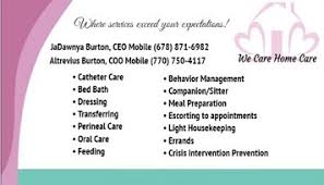 The dedicated professional home care providers at eula home care agency strive to live up to our motto of experienced, unique and licensed assistance. when you choose our locally owned business, you are getting 13 years of experience in the home care industry. We Care Home Care Llc Linkedin