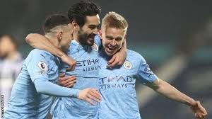 Manchester city fc saw kevin de bruyne's spectacular winner from every camera angle! West Brom 0 5 Man City From Stop Gap To Goal Machine Ilkay Gundogan Emerges As Unlikely Driving Force Bbc Sport