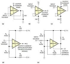 op amp can source or sink current edn
