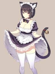 Perfect Thighs Neko Maid | Misc Ecchi | Luscious Hentai Manga & Porn